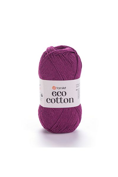 Yarnart Eco Cotton - Νήμα Πλεκτομηχανής Χεριών Μωβ-772