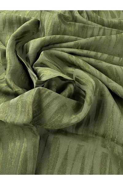 Armine Lyocell Silk Shawl 1002-3 Striped Pattern Green-1113-21