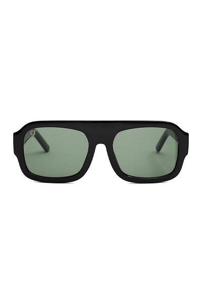 OS Sunglasses Ochelari de soare Roma negri pentru bărbați și femei