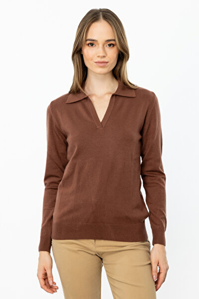 ON Πουλόβερ με μακρύ μανίκι με λαιμόκοψη πόλο