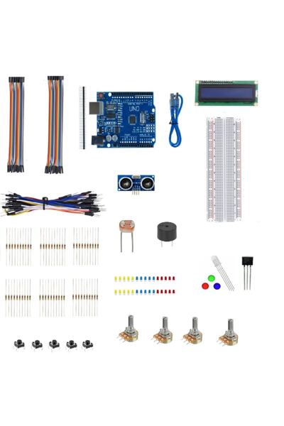 Arduino Emes Robotik Uno R3 169 Parça Robotik Kodlama Uygulamaları Süper Başl...