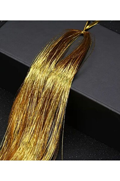 Darya Dd224 Sparkly Hair Tinsel Hair Glitter Extension Golden Blonde Ht 19