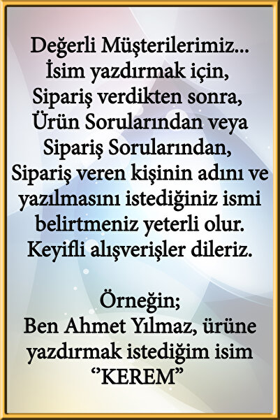 MEKTA HOME Isim Yazdırılabilir Sünnet Yatak Örtüsü Takımı Mkt-4001