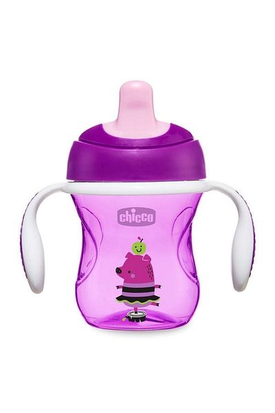 Chicco Semi-Soft Cup with 6 Teddy Bears and Purple Figures