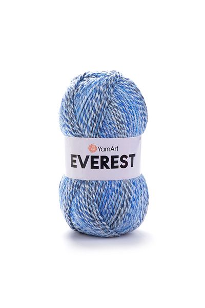 Yarnart Everest - Ață de tricotat manual marmorată Ebruli-7021