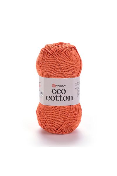 Yarnart Eco Cotton - Νήμα Πλεκτομηχανής Χεριών Πορτοκαλί-779