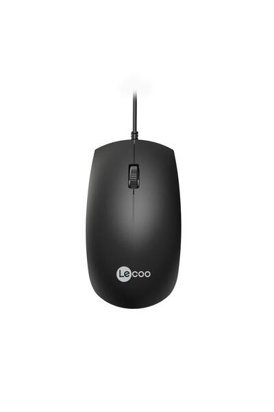 Lecoo MS100 USB Kablolu 1000 DPI 3 Tuşlu Optik Mouse Siyah