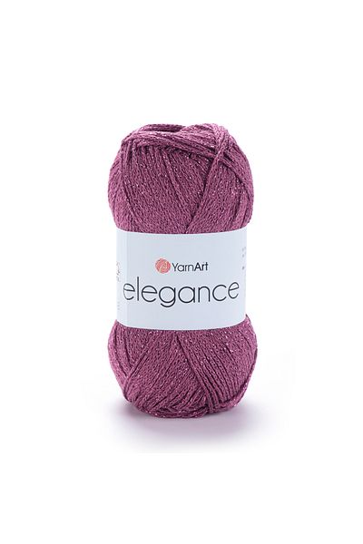 Yarnart Elegance - Ασημί Χειροποίητο Νήμα Πλεξίματος Dusty Rose-112