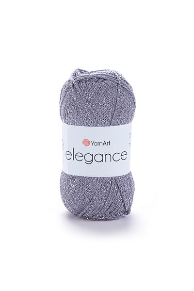 Yarnart Elegance - Glitter Χειροποίητο Πλεκτό Νήμα Γκρι-102