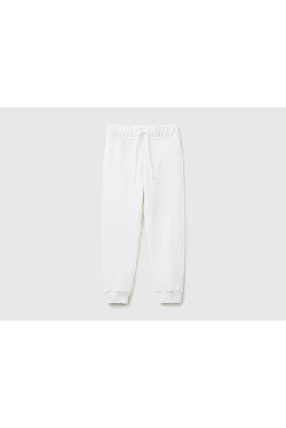 United Colors of Benetton Κεντητό κοριτσίστικο φούτερ με λευκό λογότυπο