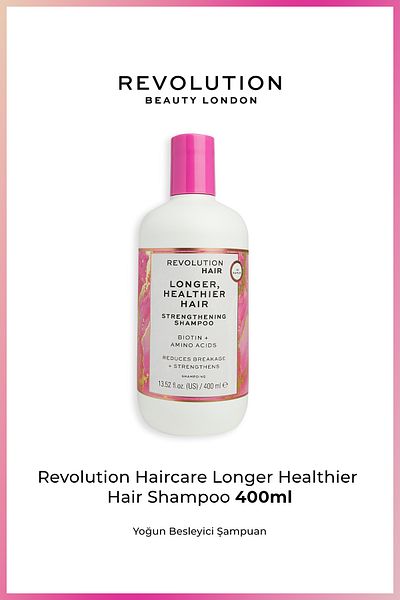 Revolution Longer Healthier Hair Shampoo 400ml - Intensive Nourishing Shampoo