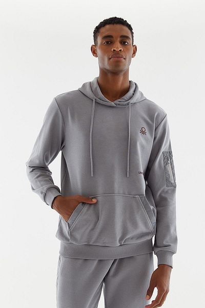 United Colors of Benetton Мъжки суитшърт с качулка Bnt-m20948