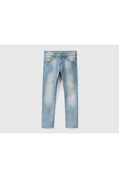 United Colors of Benetton Kız Çocuk Stretch Denim Pantolon