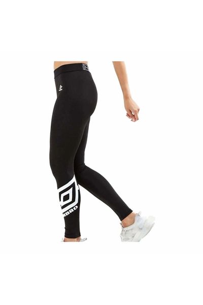 UMBRO Colanți Heln Stripe Tights - Negri - M