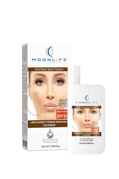 MOONLİFE PRO PLUS Moonlife Facial Sunscreen Anti-Blemish Spf50 50 ml Blemish Serum 30 ml 2% Arbutin 5% Tranexamic Acid