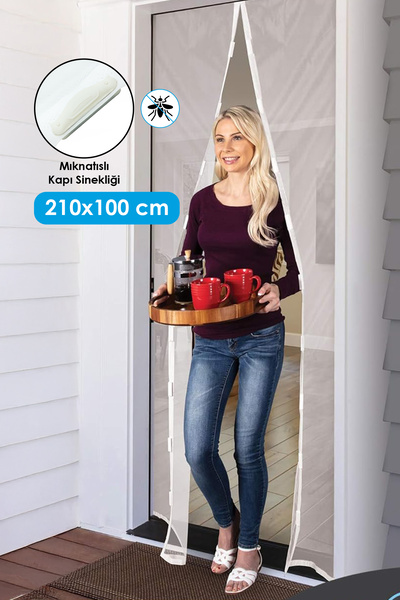 MUJGAN Mıknatıslı Kapı Sinekliği 210x100 CM