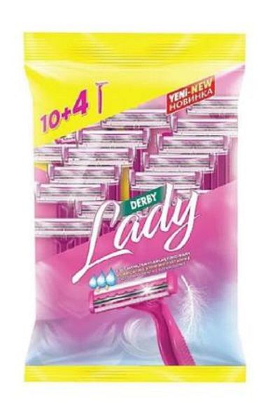 Derby Lady Double Blade 10+4 pcs