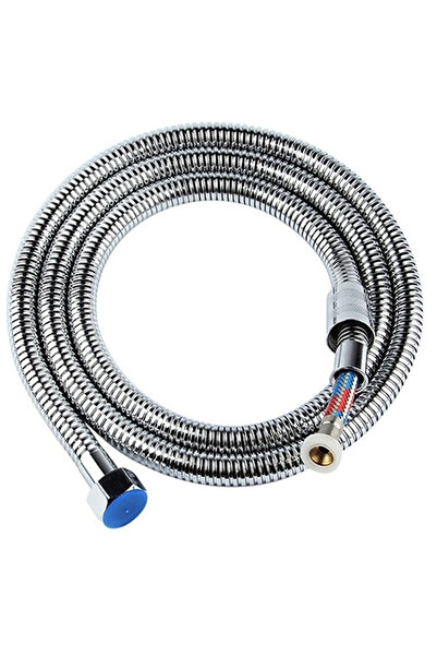 Plodna House Premium Kalite 150 cm Çelik Örgülü Krom Kaplama Duş Hortumu Duş ...