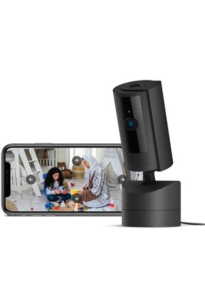 Ring Pan-Tilt Indoor Camera | Plug-In Pet Security Camera | 360° pan & 169° tilt coverage, Manual