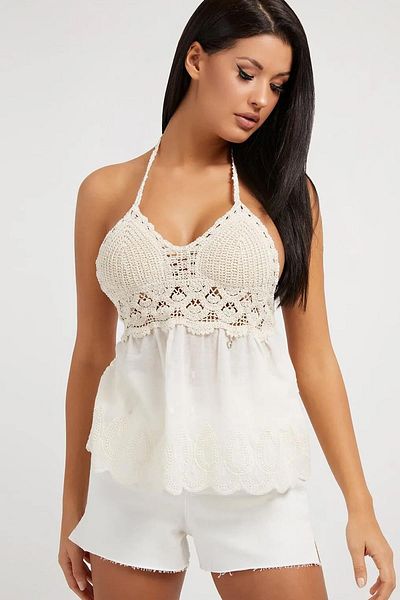 Guess Grace Women's Strap Blouse W2Gr44Z2Zs0