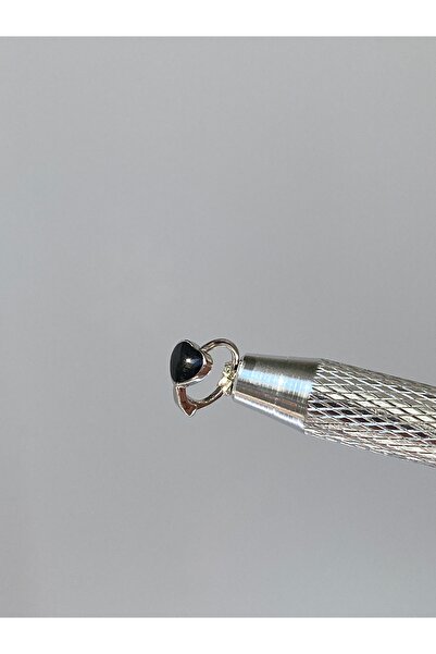 kurukafagift Kalp Siyah Tragus Helıx Lobe Piercingi 6 Mm