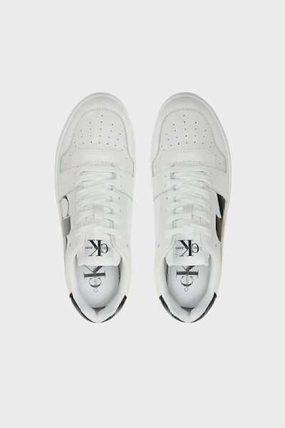 Calvin Klein Logolu Deri Kadın Sneaker Ayakkabı YW0YW014820LD