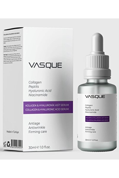 VAS.QUE Kolajen & Hyaluronik Asit Anti-aging Botox Etkili Gözenek Sıkılaştırıcı Dolgunlaştırıcı Serum