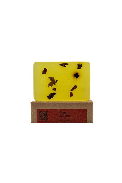 dionesse Natural Mango Soap 120 Gr - Aromatherapy Solid Soap with Antioxidant Content, Suitable for Skin Care