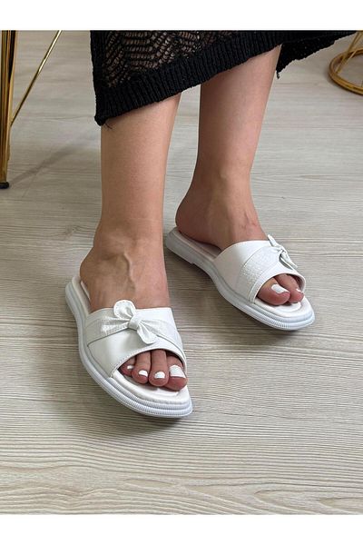DERİ KABUSU Croco Patterned Women's Slippers T-002