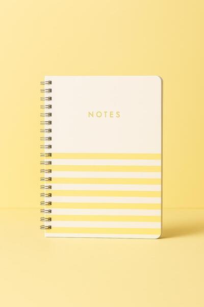 Bambus Home 17*24 Spiral Grained School Notebook 80 Sheets 1 Piece-Lined