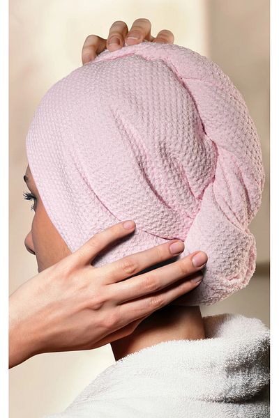 Silva Microfiber Hair Cap Pink