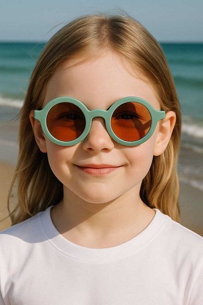 Uniquetrenders Children's 3-8 Years Old Round Sunglasses Children's Sunglasses