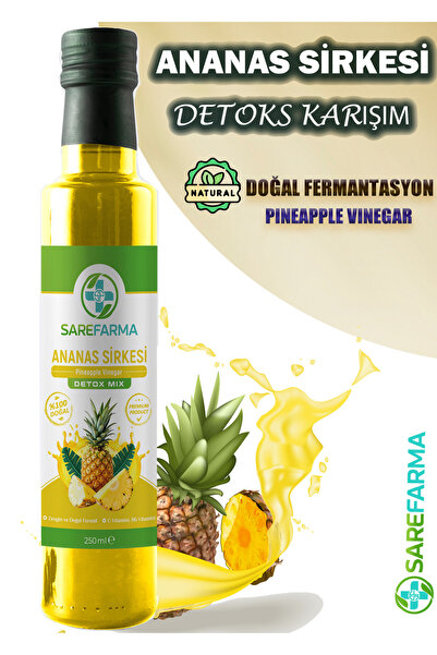 sarefarma Ananas Sirkesi Detox Mix 250 ML ( Doğal Fermantasyon )