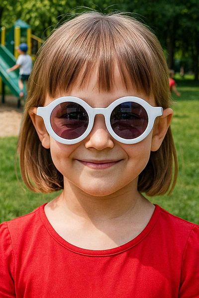 Uniquetrenders Children's 3-8 Years Old Round Sunglasses Children's Sunglasses