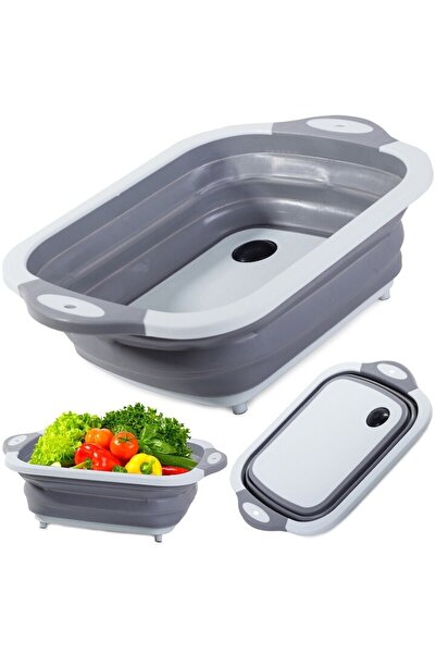 Fabra.ro Tocator multifunctional 3 in 1, cos depozitare, vas pentru spalare, ...