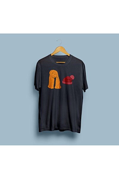 eioswear Design unisex supradimensionat pentru pălărie cu eșarfă tricou