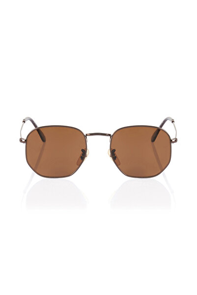 CLAES Hexagonal Brown Unisex Güneş Gözlüğü