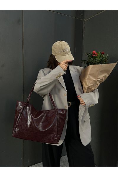 Die Fein Legendary Vintage Women Casual Model Wide Shopper Geantă de mână și de umăr