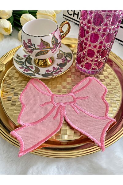 KUMSAL ÇEYİZ Fiyonk Sunumluk Peçete,Kokteyl Peçete,Kahve Yanı Sunum Peçetesi,Sunumluk,Bardak Altlığı 1 Adet