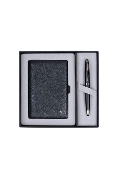 Scrikss Dr235 Hediyelik Set Dolma Kalem 88 Knight Mat Siyah & Jotter Siyah