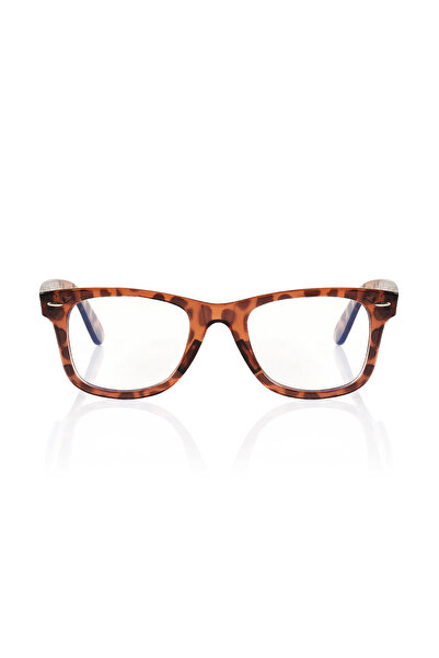 CLAES 2140 Veyferir Leopard Unisex Mavi Işık Koruyucu Gözlük