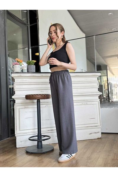 boutich Women's Waist Elastic Palazzo Pants