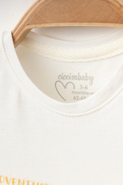 ciccimbaby Baby T-Shirt Cotton Mexicano Printed Short Sleeve 3-18 Months