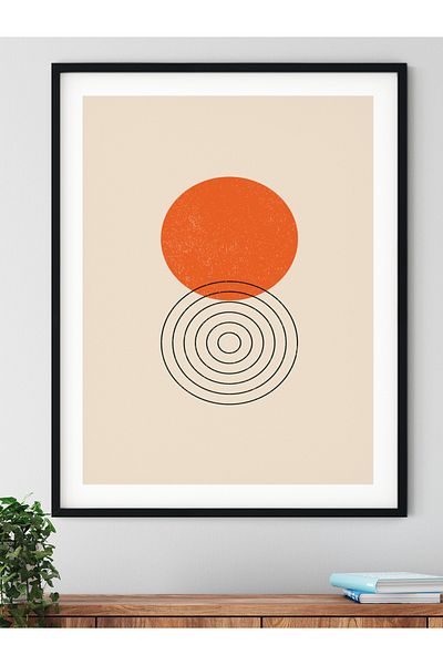 Postifull Minimalist and Aesthetic Wall Painting, Frameless Poster, Living Room, Kitchen and Office Wall Decoration