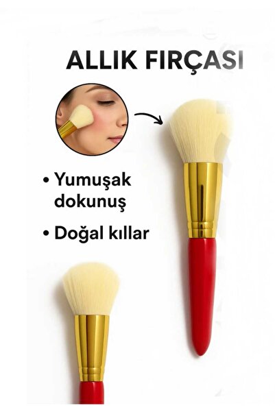 SEVRU Професионална четка за грим и четка за руж