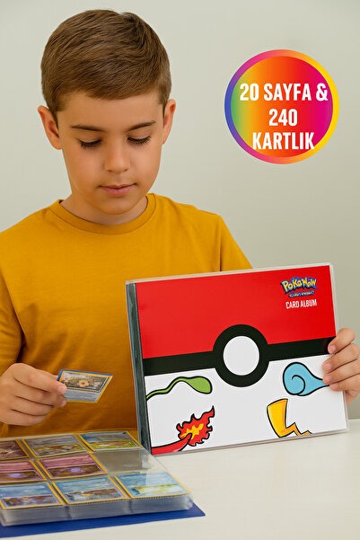 TOYFEST Koleksiyoner Pokemon Kart Albümü - Kartlık - Poketop (240 KARTLIK)