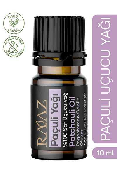 RAAZ Patchouli Essential Oil 10 ml - 100% Pure and Natural