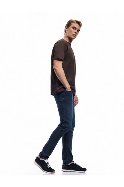 Koton Normal Waist Cotton Slim Fit Jean Trousers - Brad Jean
