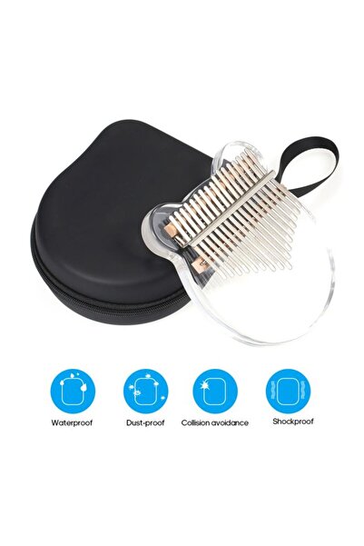 Generic طقم لوحة بيانو كاليمبا إبهامي بـ 17 مفتاحًا