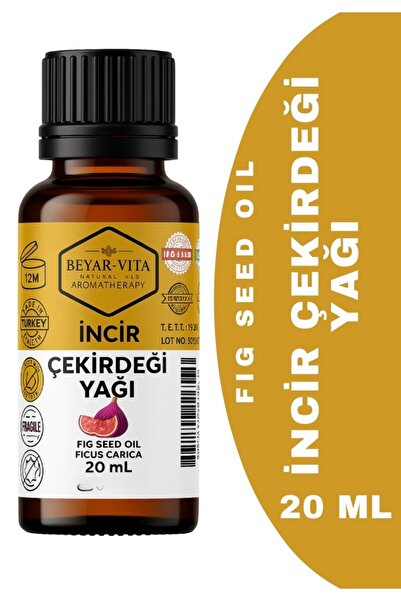 BEYARVİTA İncir Çekirdeği Yağı – 20 ml – Beyarvita – Soğuk Sıkım – Doğal Içerik